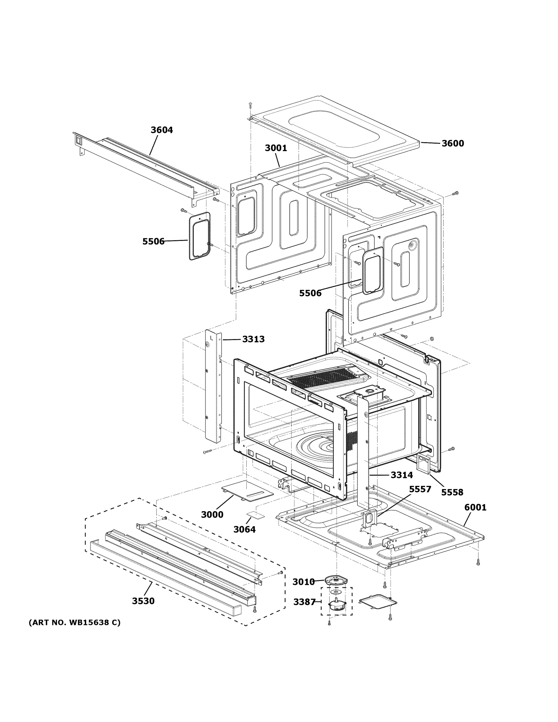 OVEN CAVITY PARTS