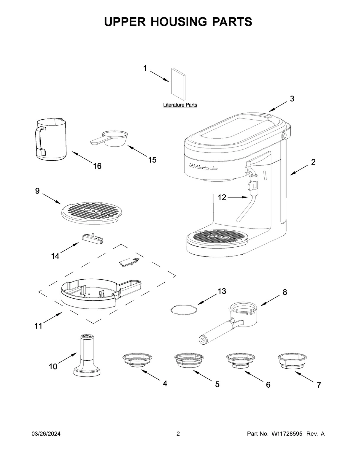 02 - UPPER HOUSING PARTS