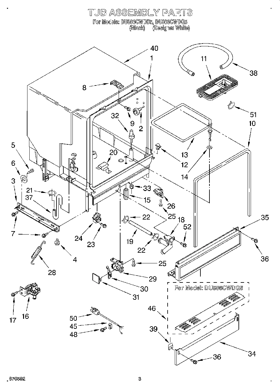 03 - TUB ASSEMBLY