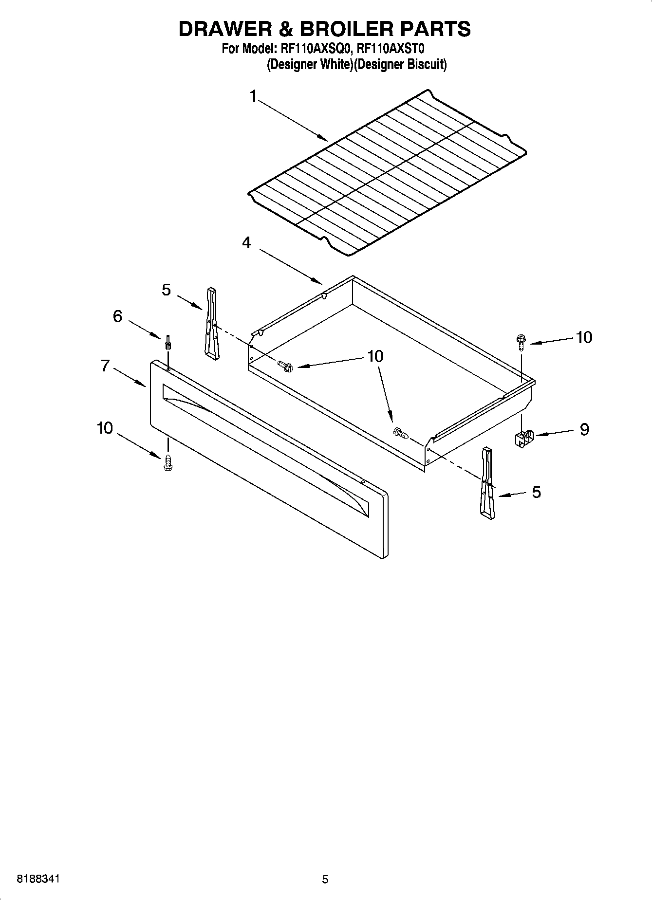 04 - DRAWER & BROILER PARTS