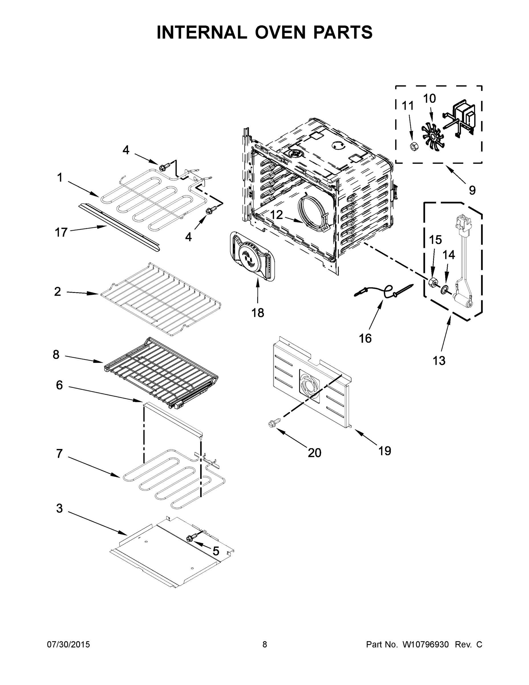 05 - INTERNAL OVEN PARTS