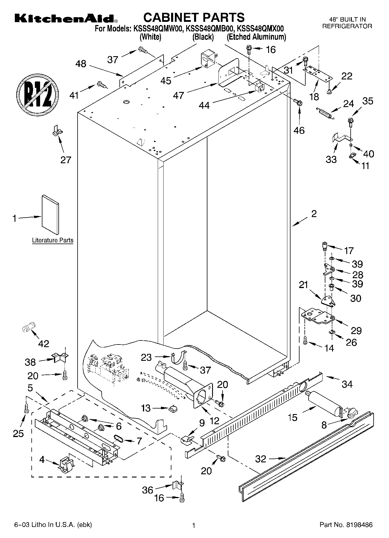 01 - CABINET PARTS