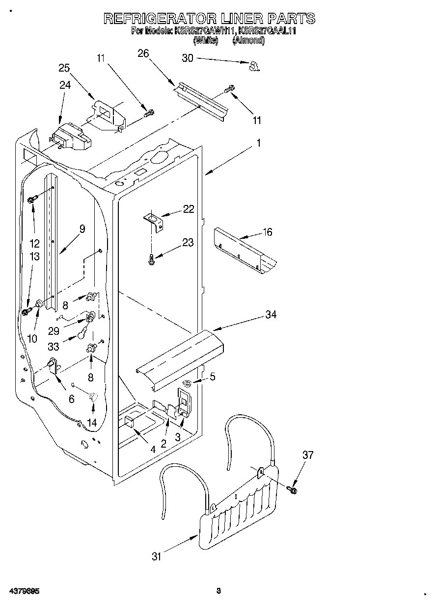 02 - REFRIGERATOR LINER