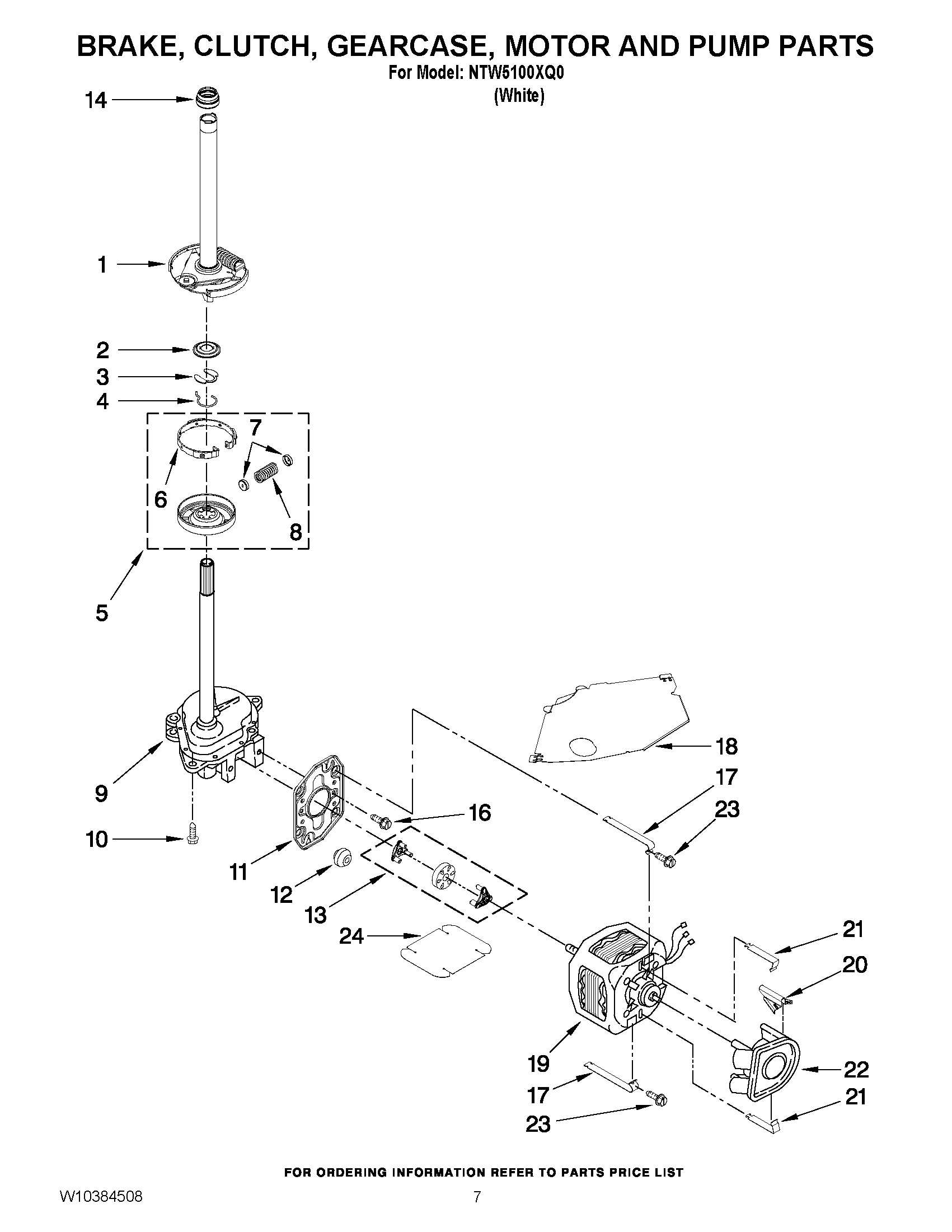04 - BRAKE, CLUTCH, GEARCASE, MOTOR AND PUMP PARTS