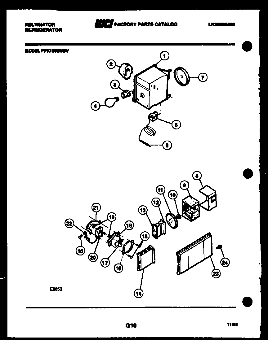 06 - REFRIGERATOR CONTROL ASSEMBLY, DAMP