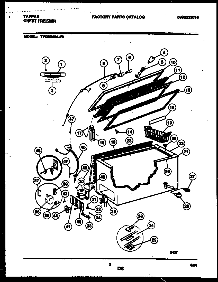 02 - CHEST FREEZER PARTS