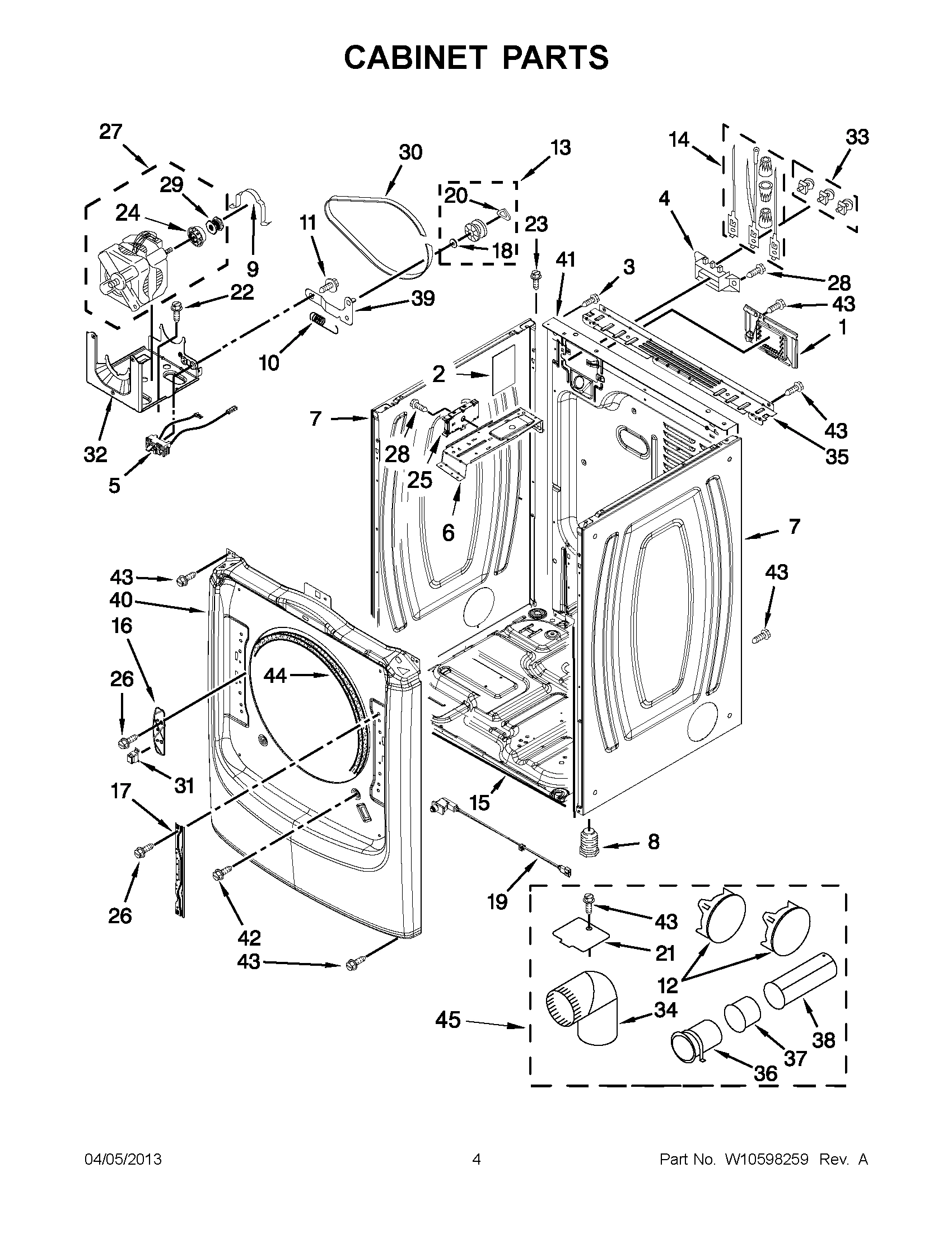 02 - CABINET PARTS