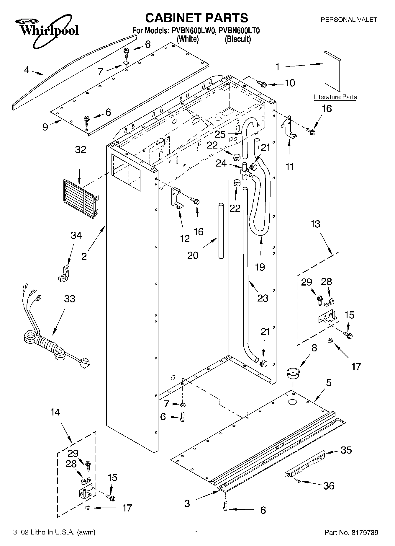 01 - CABINET, LITERATURE