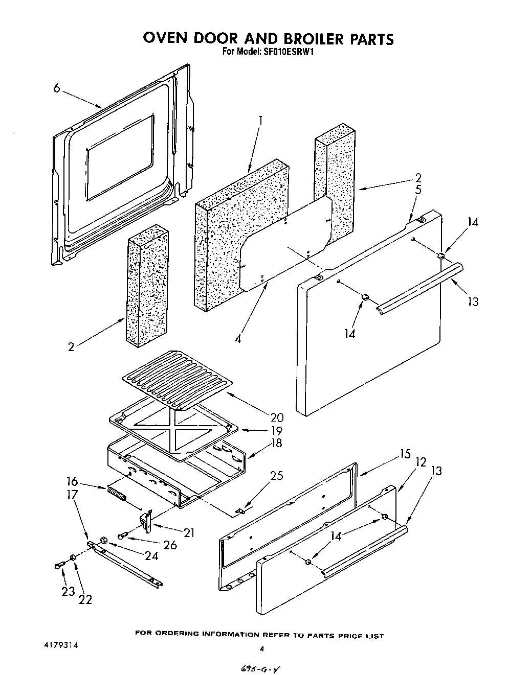 03 - OVEN DOOR AND BROILER