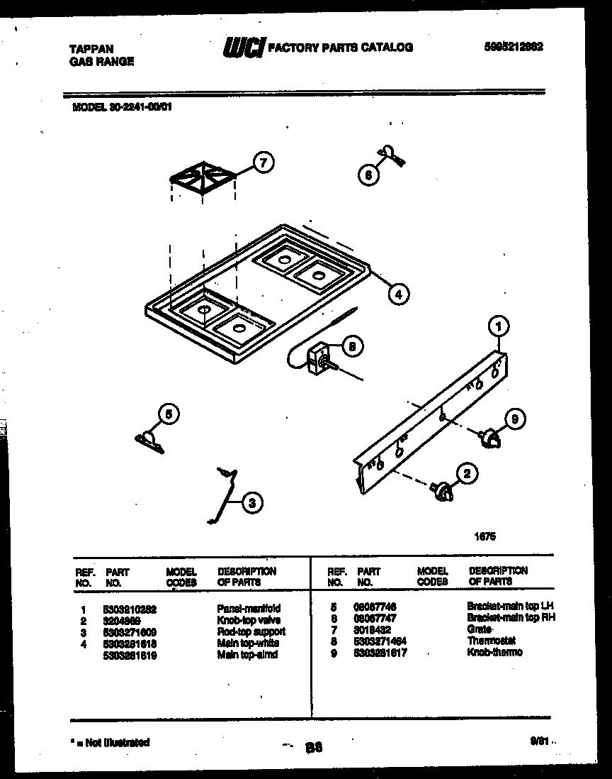 03 - COOKTOP PARTS