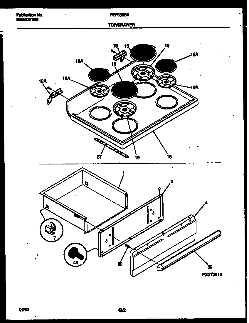 04 - COOKTOP AND DRAWER PARTS