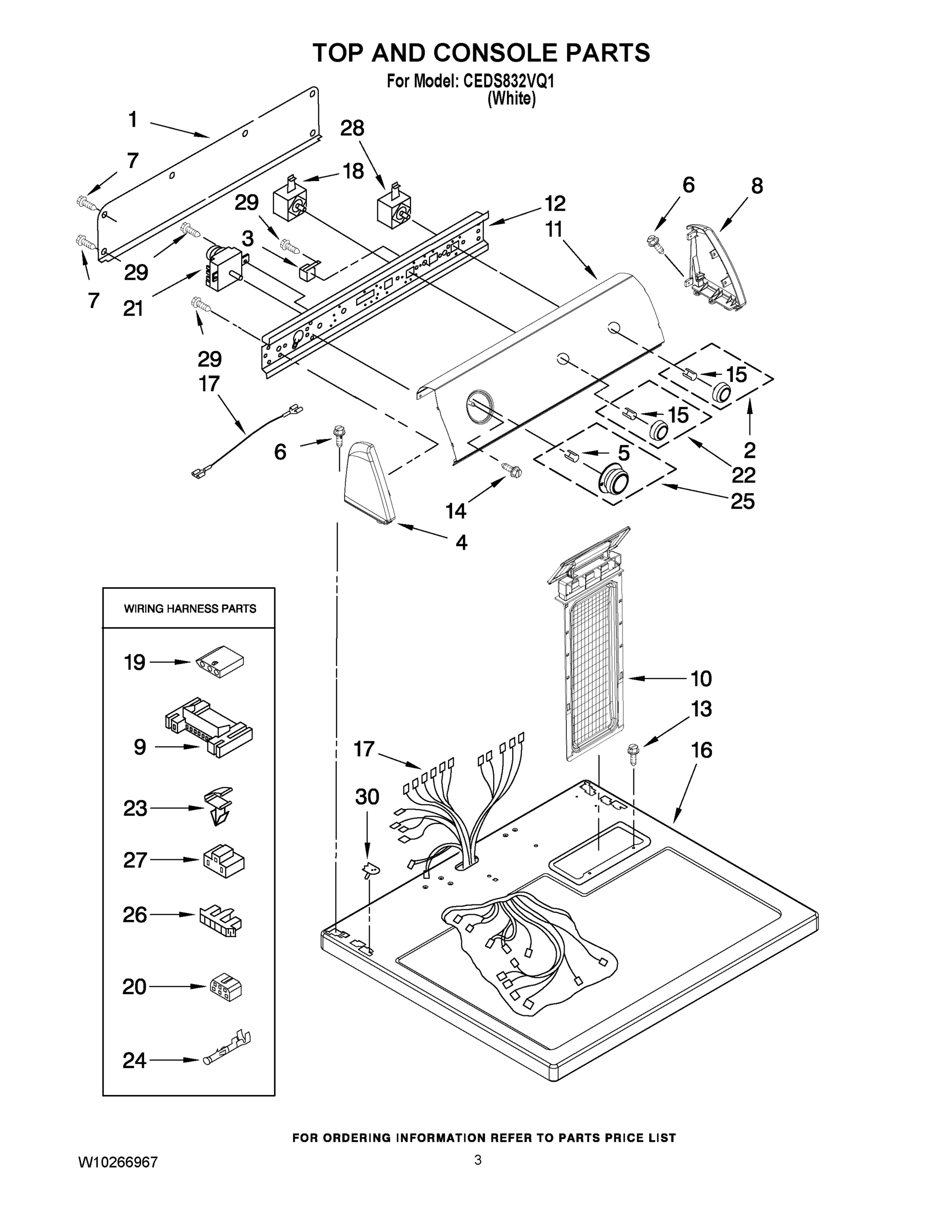 02 - TOP AND CONSOLE PARTS