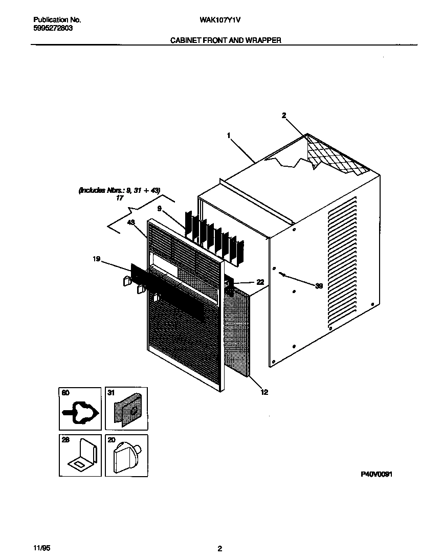 02 - CABINET FRONT AND WRAPPER