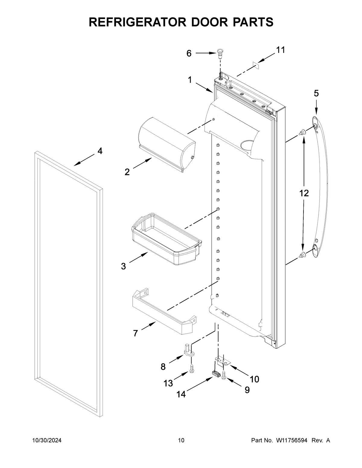 06 - REFRIGERATOR DOOR PARTS