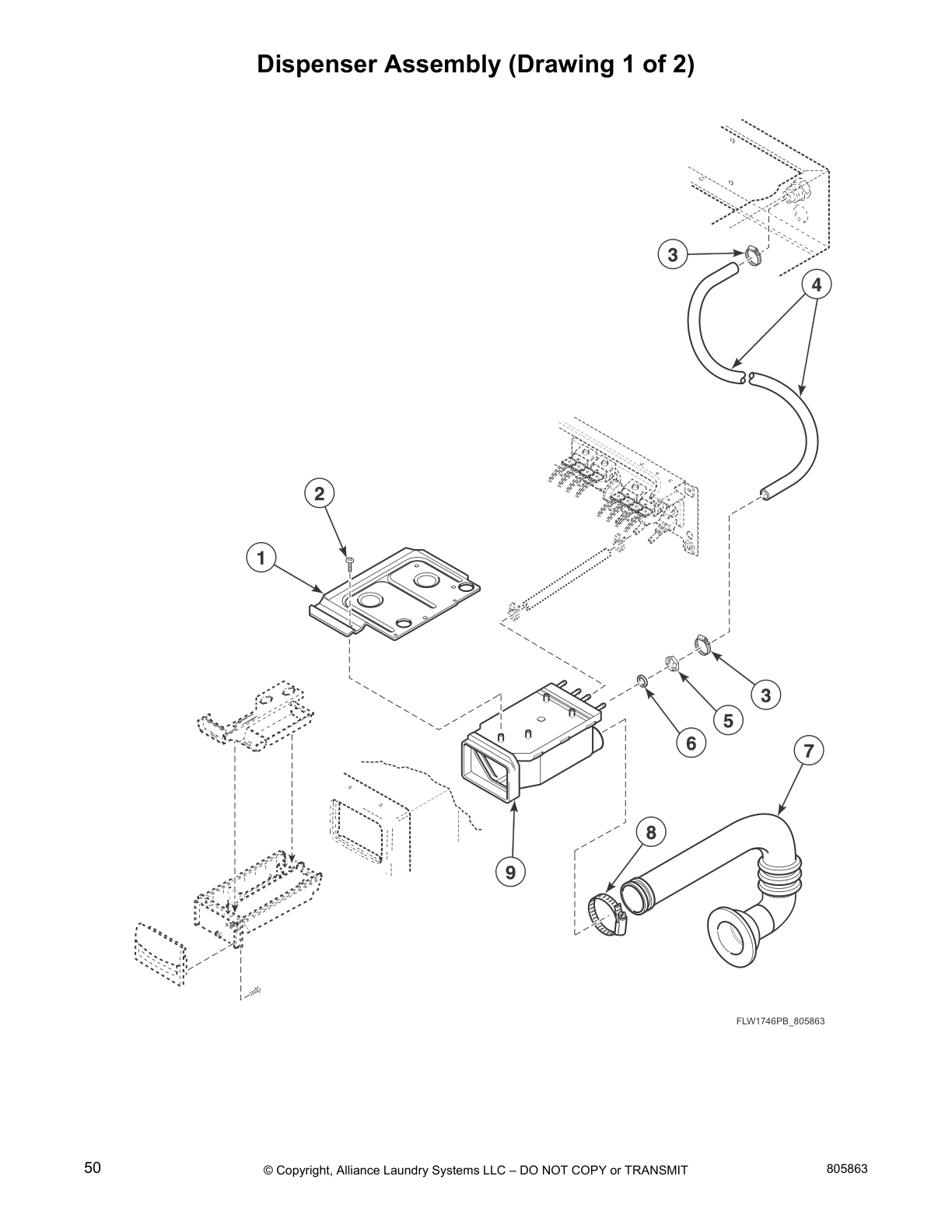 Dispenser Assembly (Drawing 1 of 2)