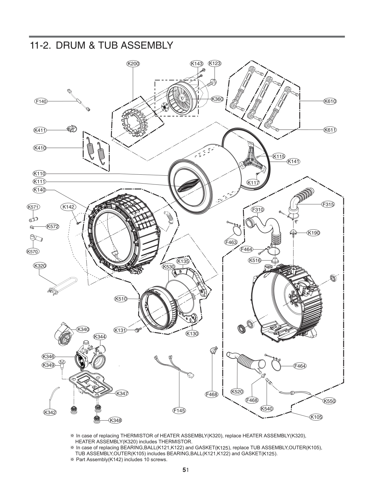 DRUM & TUB ASSEMBLY