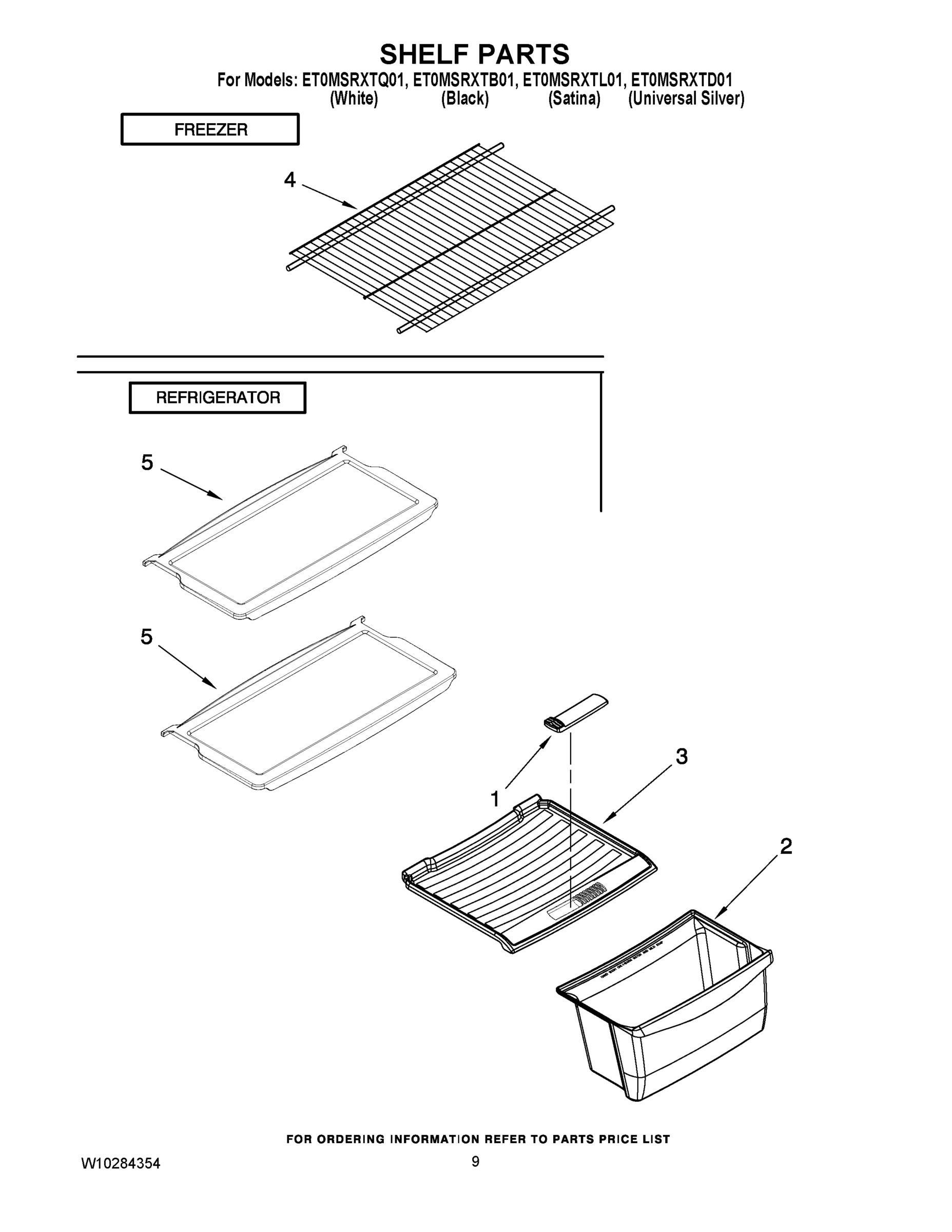 05 - SHELF PARTS