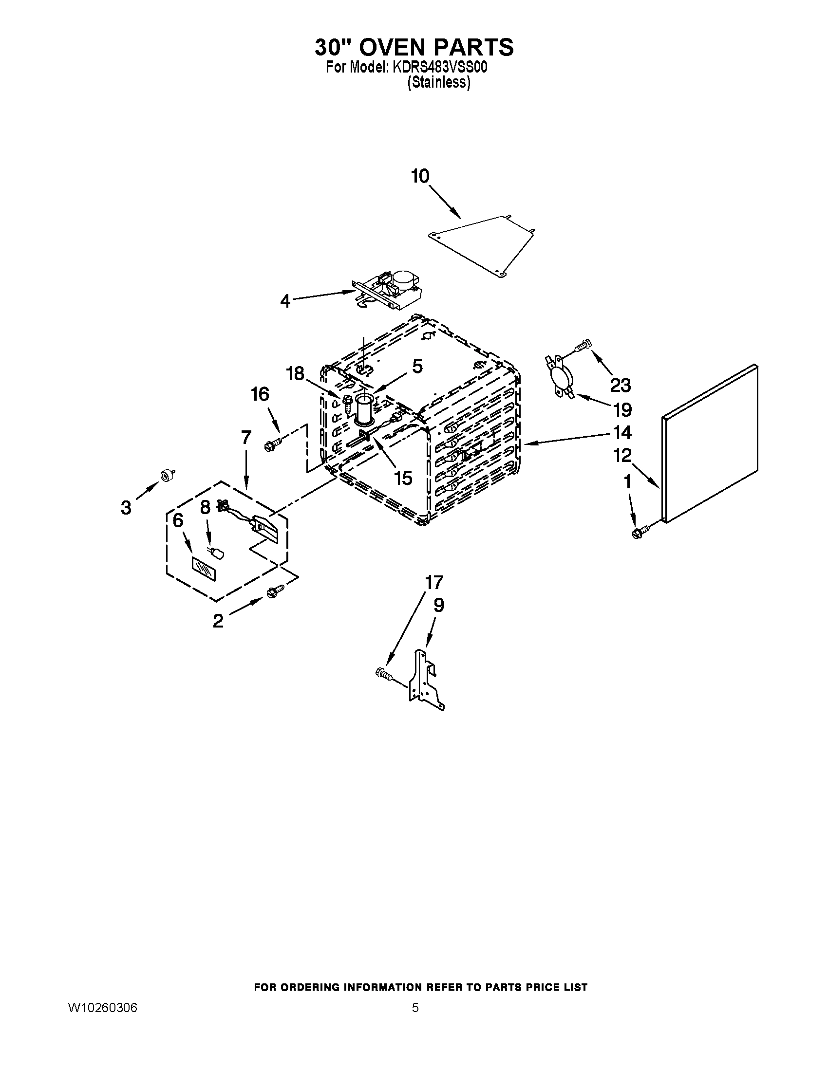 03 - 30`` OVEN PARTS