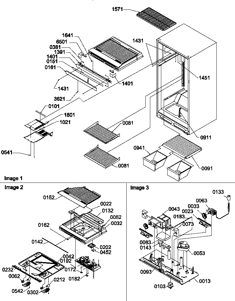 07 - INTERIOR CABINET AND DRAIN BLOCK ASSY