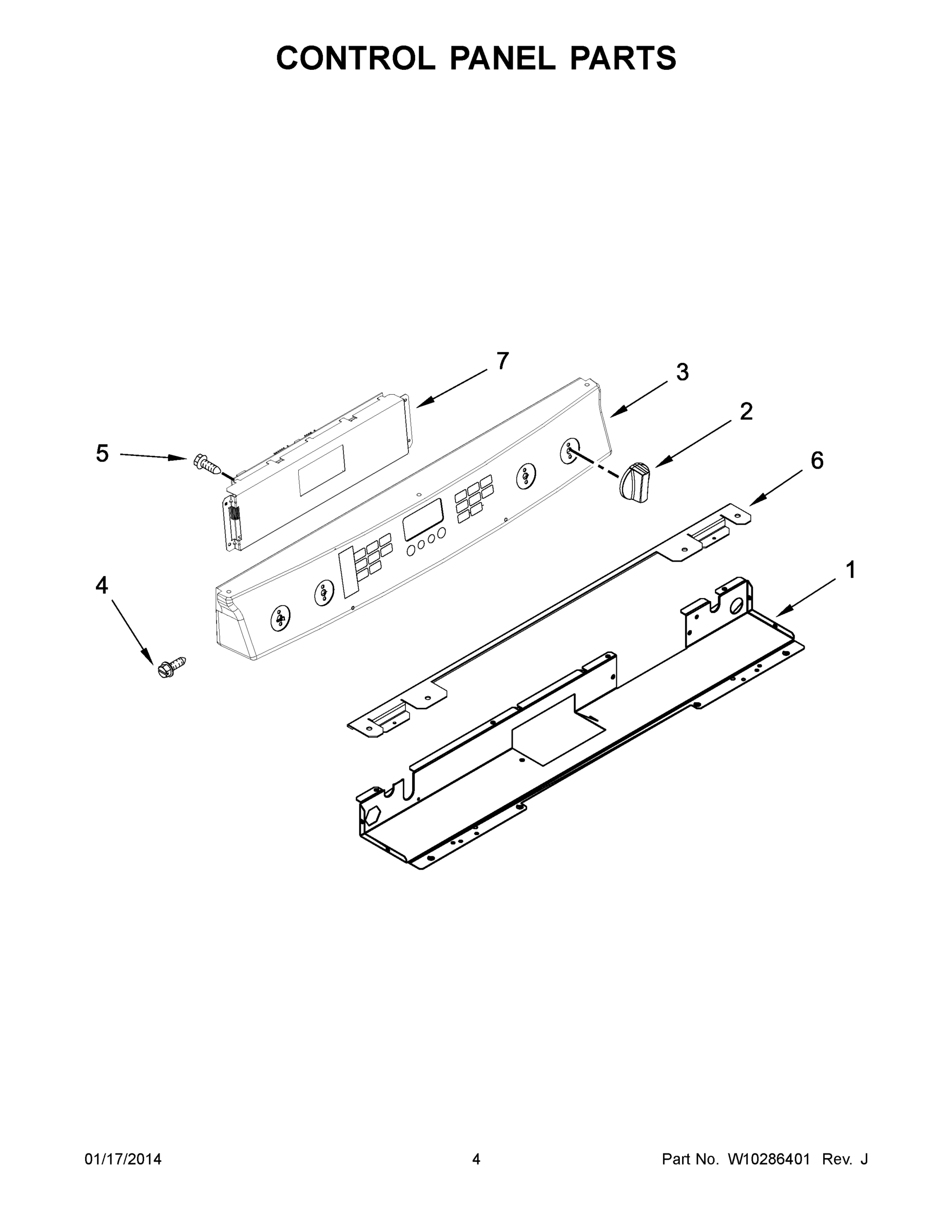 03 - CONTROL PANEL PARTS