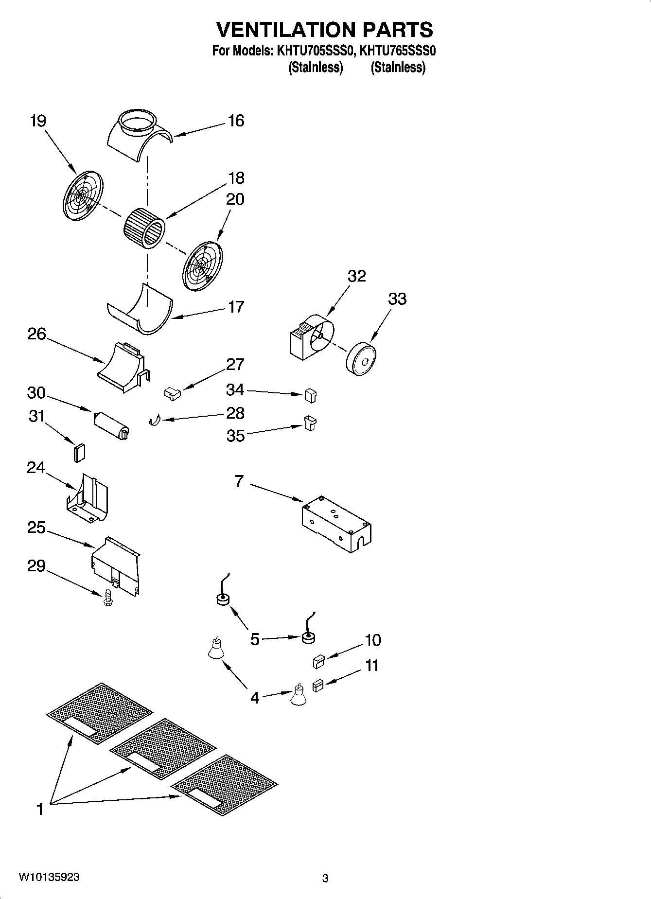 02 - VENTILATION PARTS, OPTIONAL PARTS (NOT INCLUDED)
