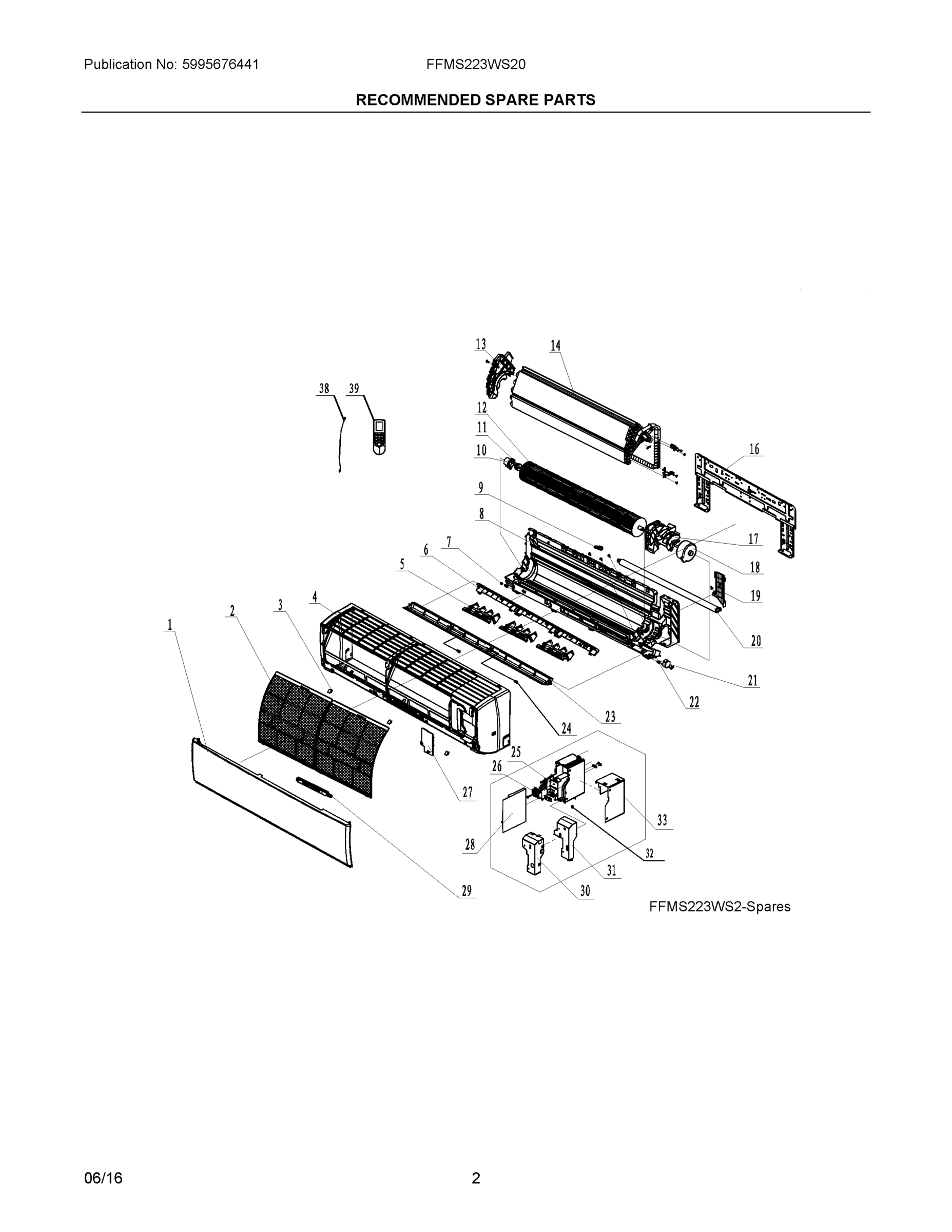 02 - RECOMMENDED SPARE PARTS