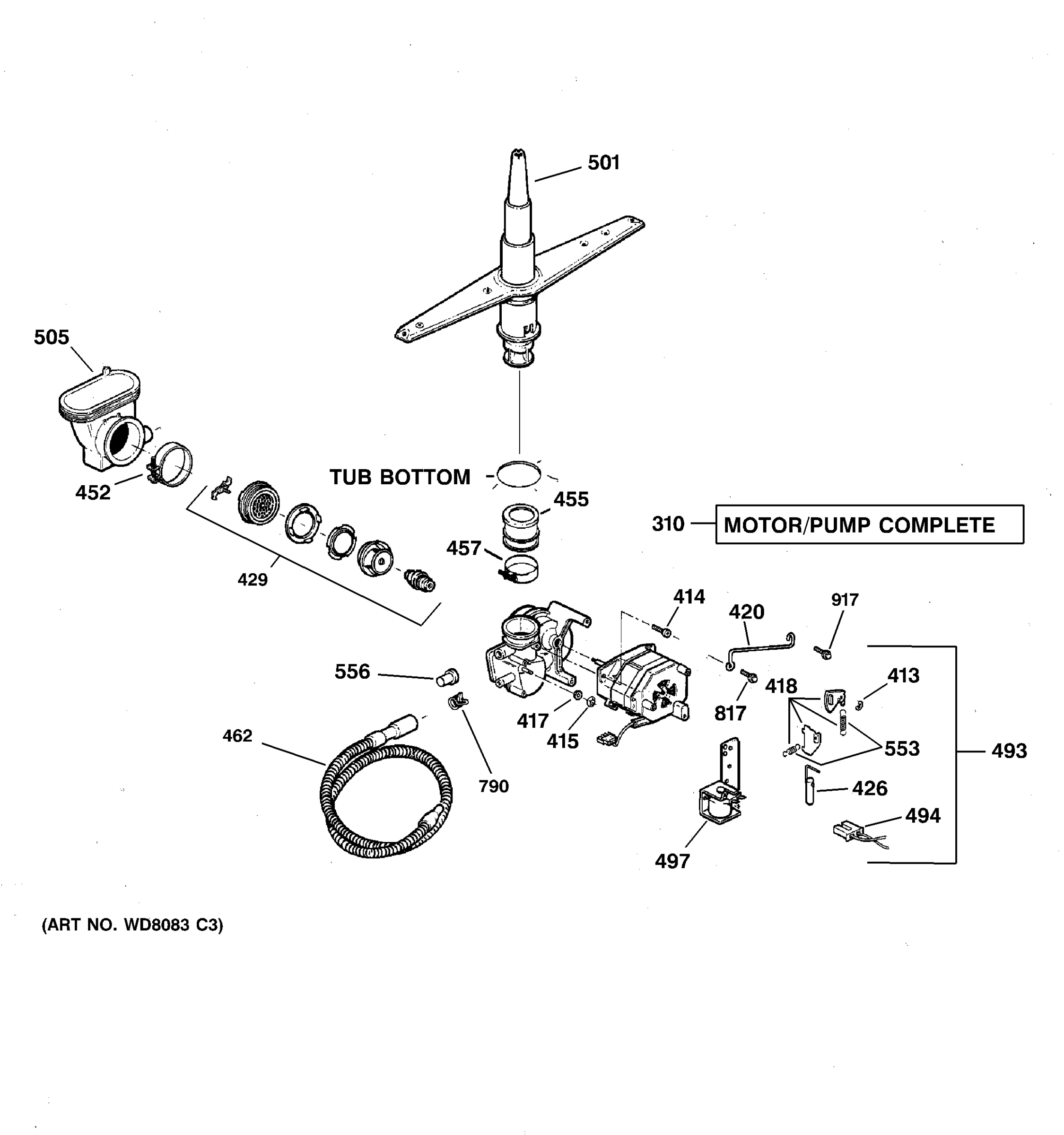 MOTOR-PUMP MECHANISM