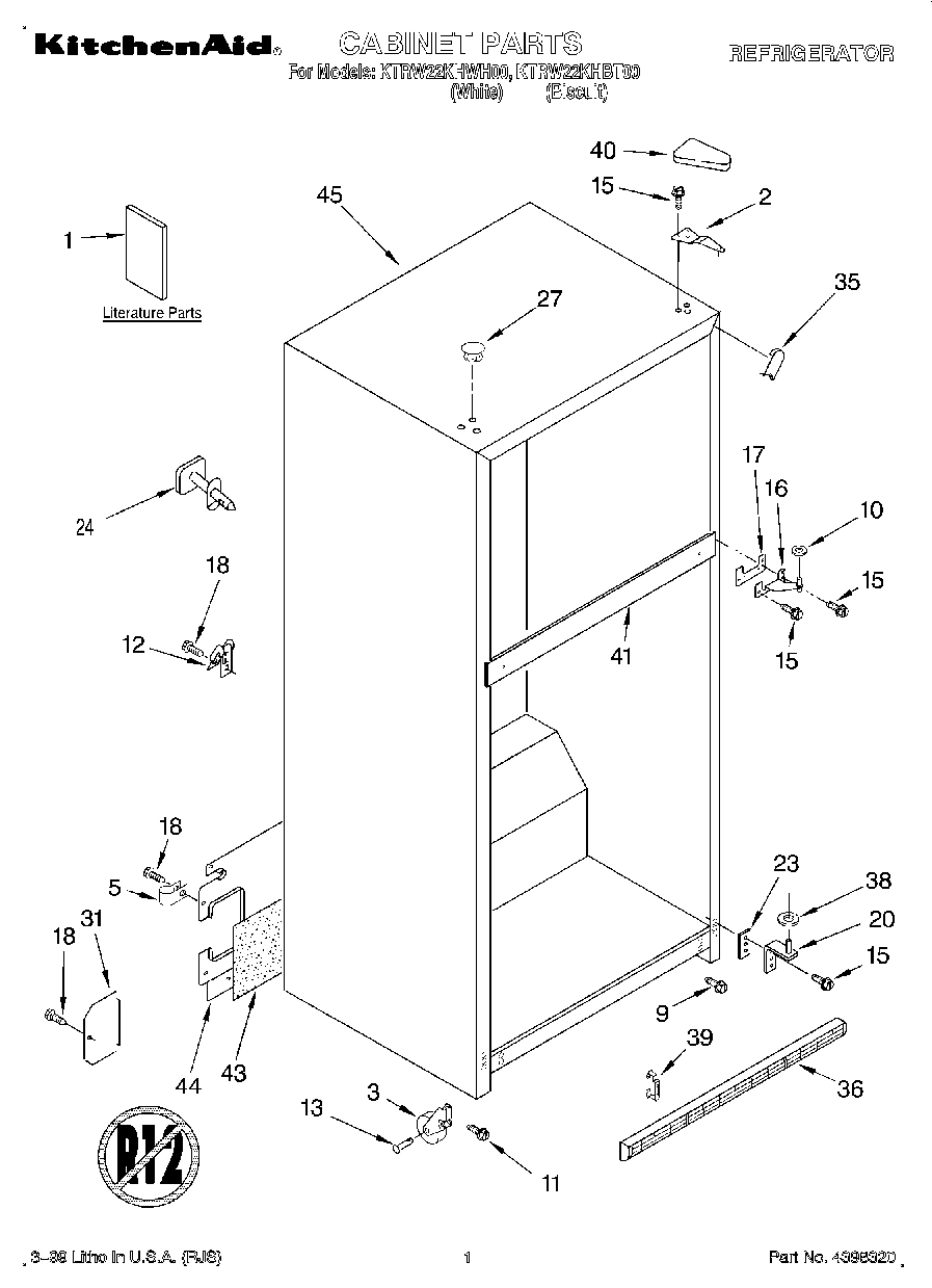 01 - CABINET, LITERATURE