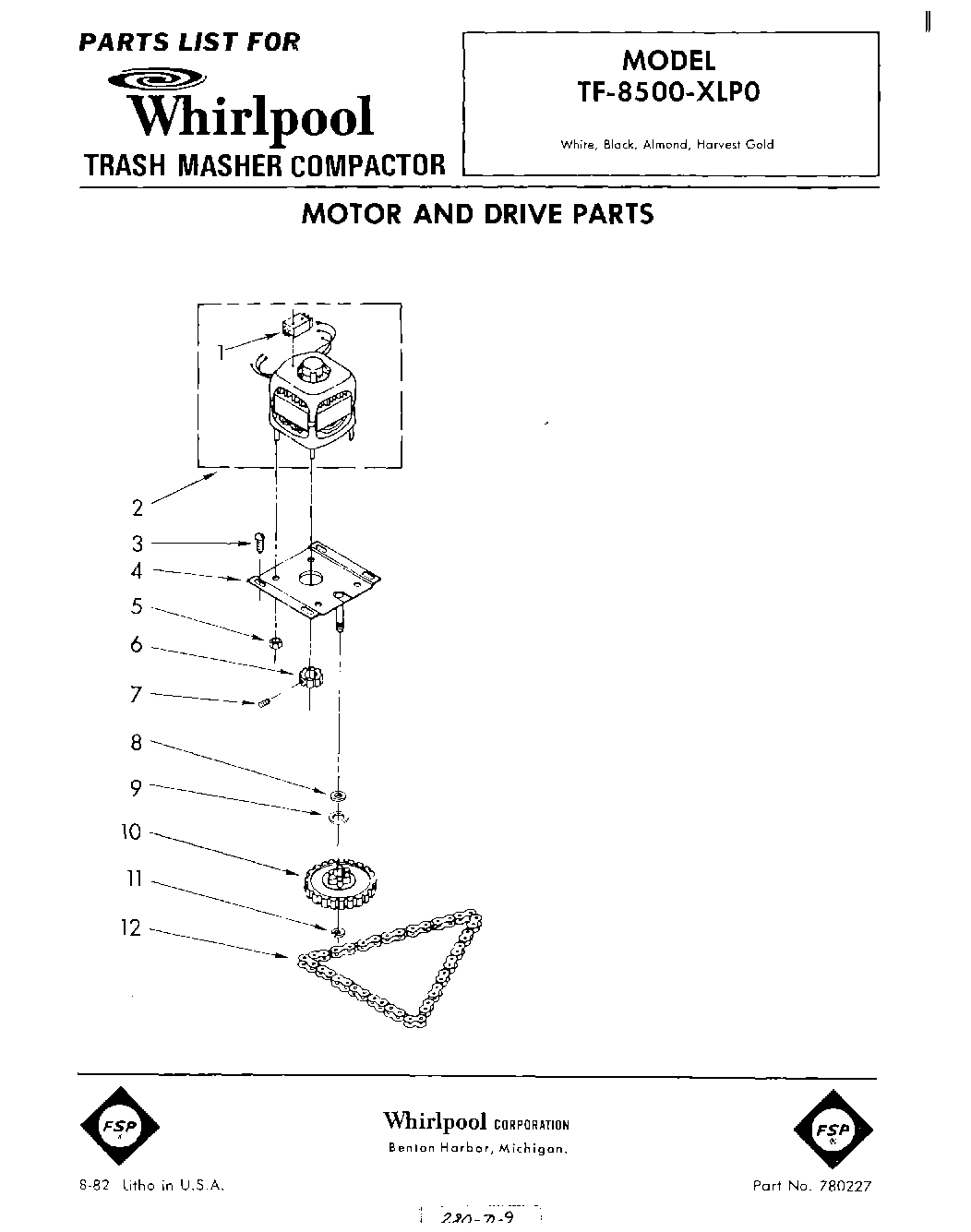 01 - MOTOR AND DRIVE , LIT/OPTIONAL