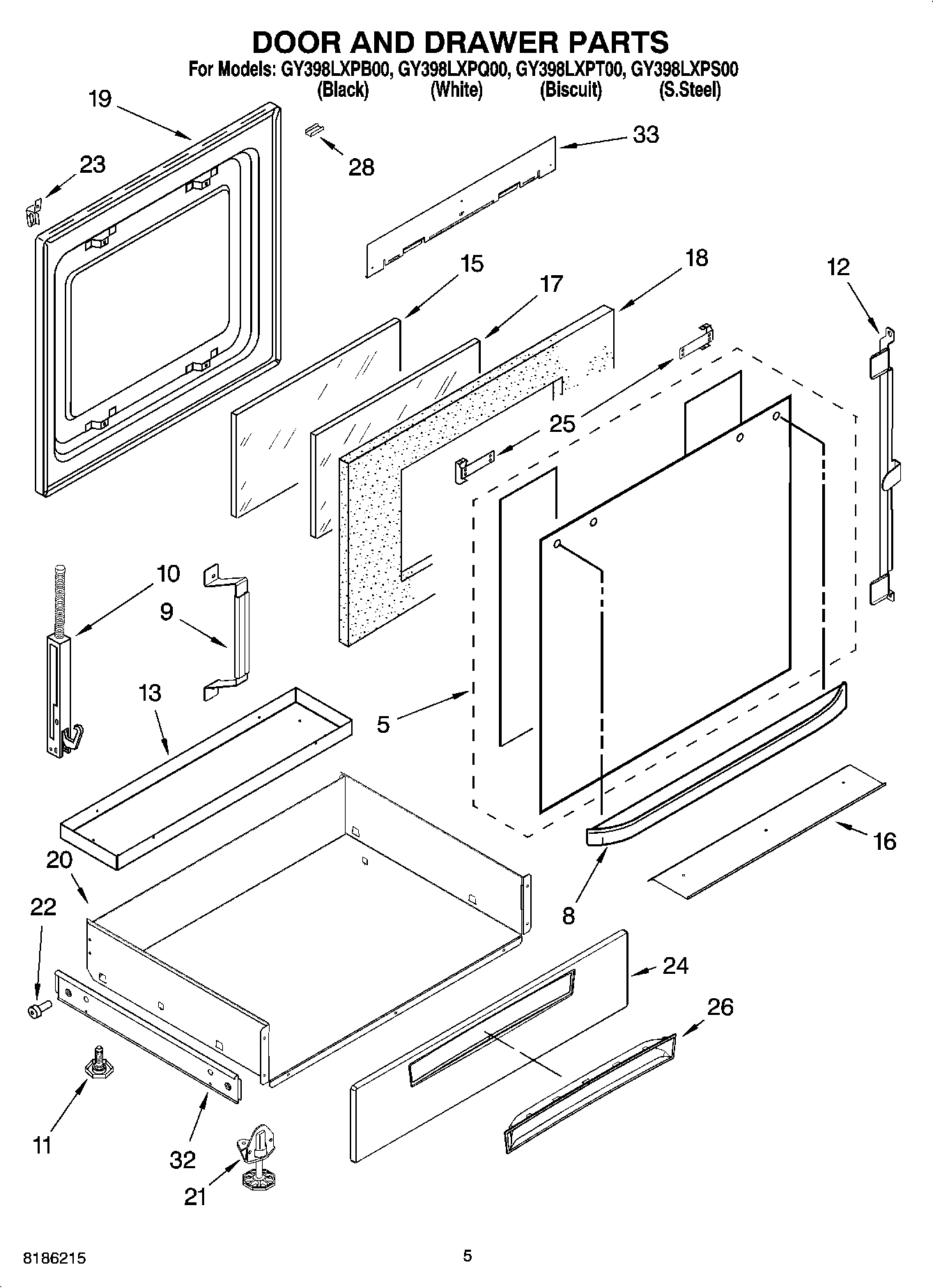 04 - DOOR AND DRAWER PARTS