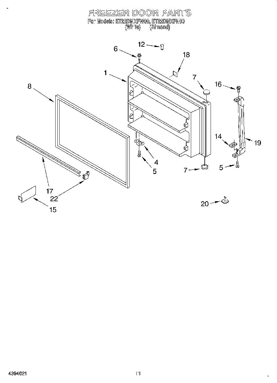 06 - FREEZER DOOR, LIT/OPTIONAL