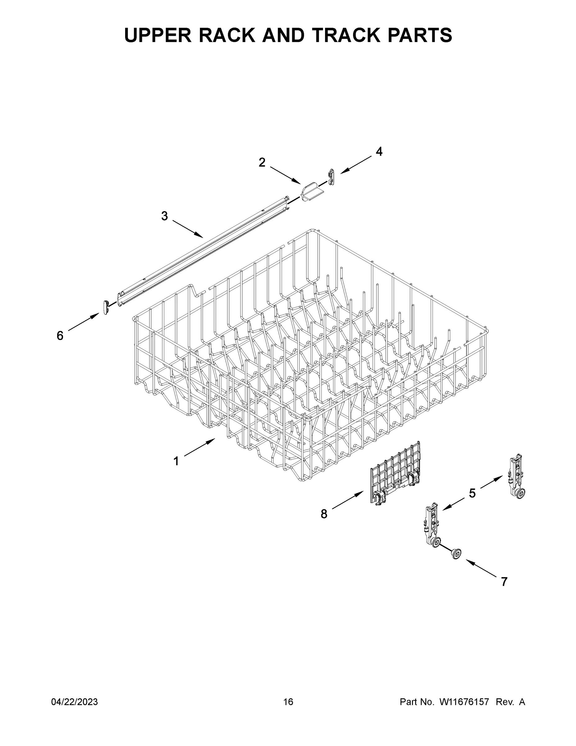 09 - UPPER RACK AND TRACK PARTS