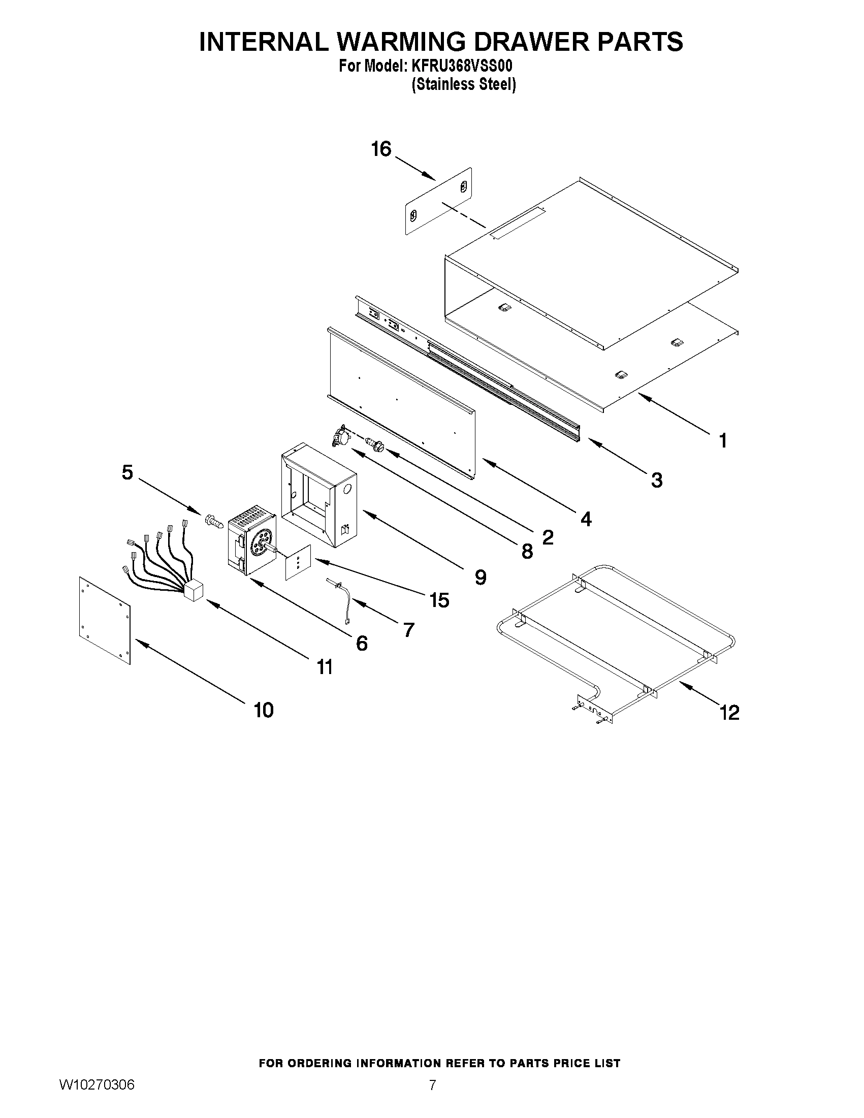 04 - INTERNAL WARMING DRAWER PARTS