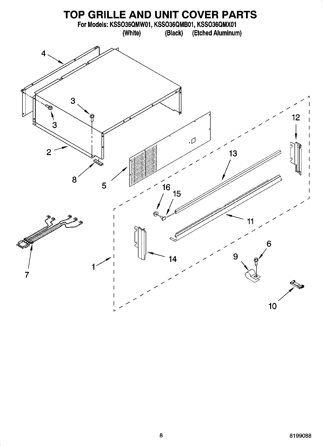 06 - TOP GRILLE AND UNIT COVER PARTS