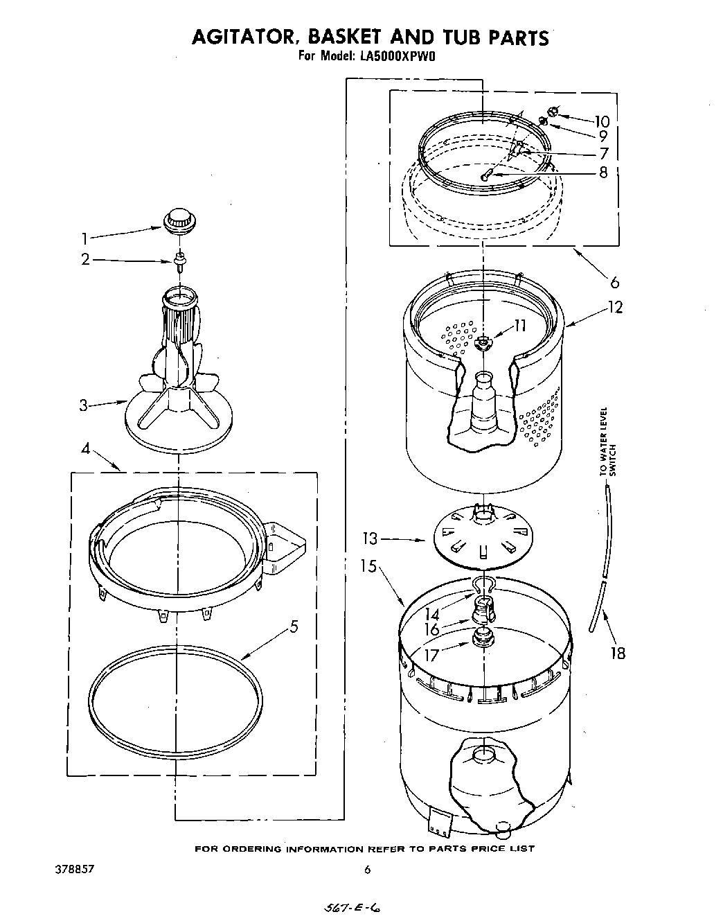 04 - AGITATOR, BASKET, AND TUB