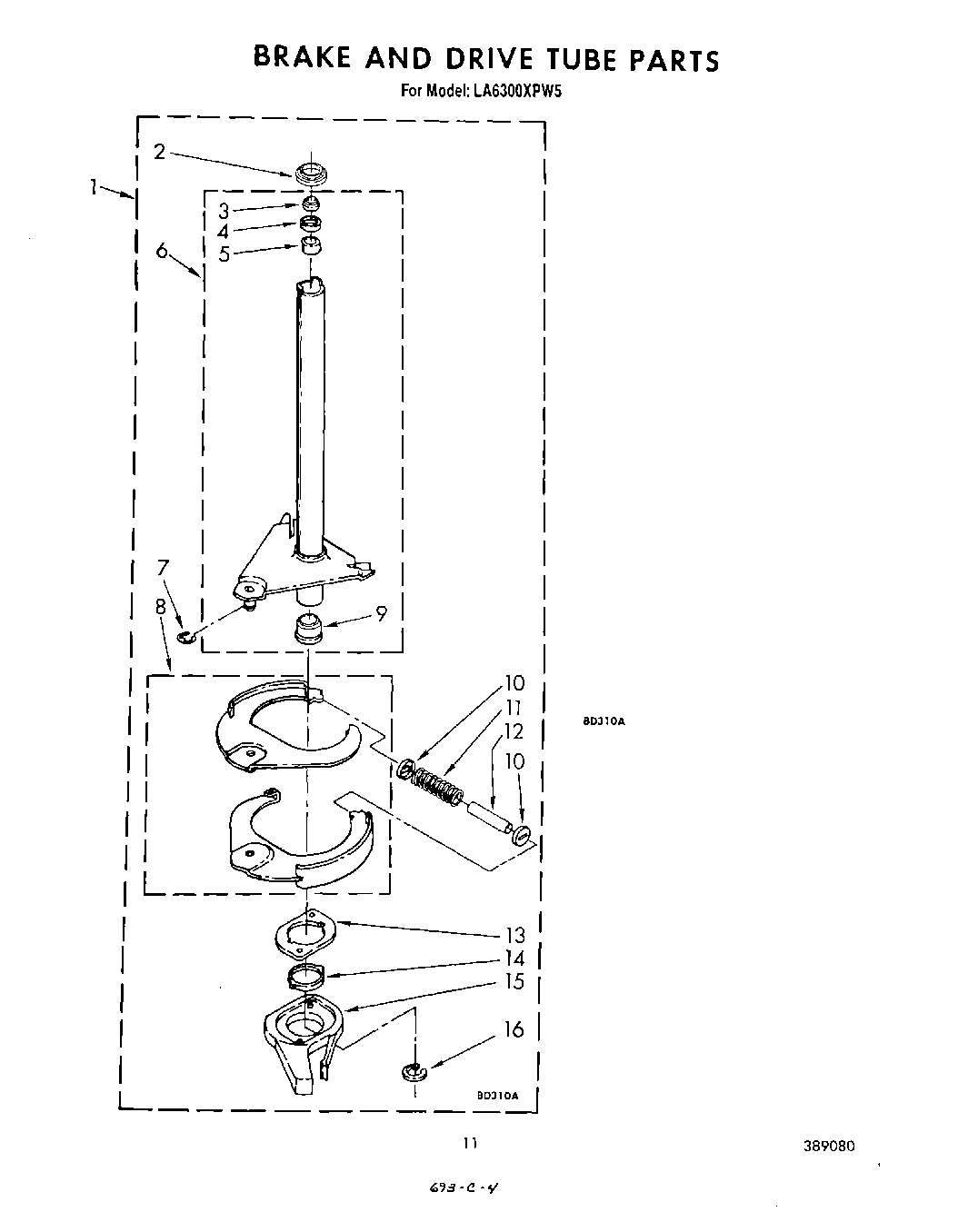 09 - BRAKE AND DRIVE TUBE