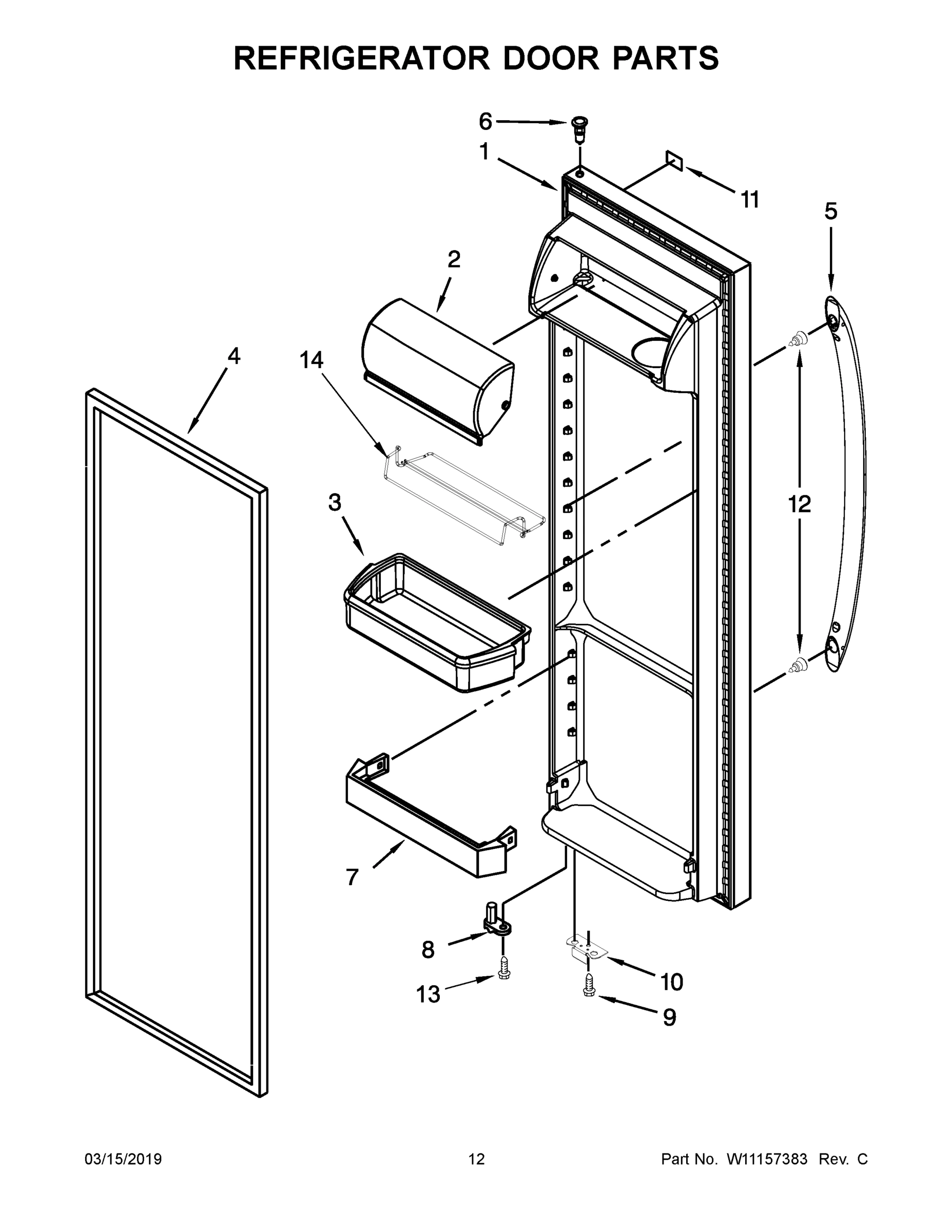 07 - REFRIGERATOR DOOR PARTS