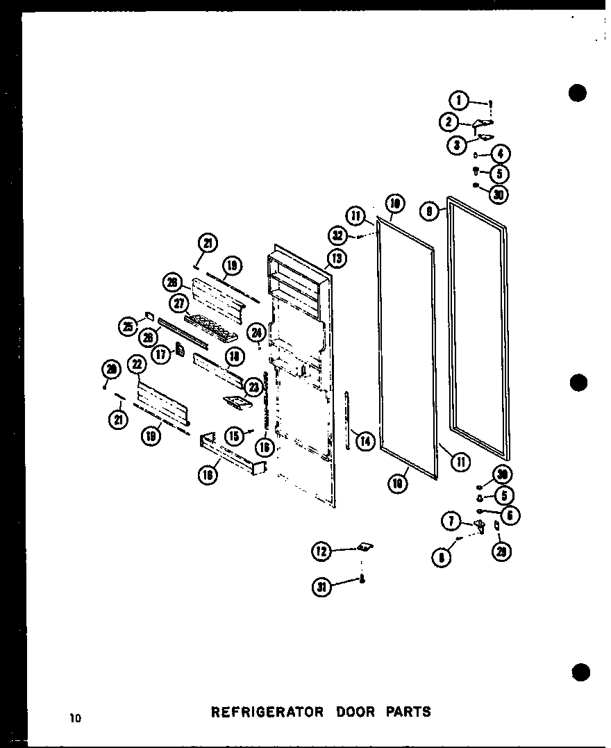 13 - REF DOOR PARTS