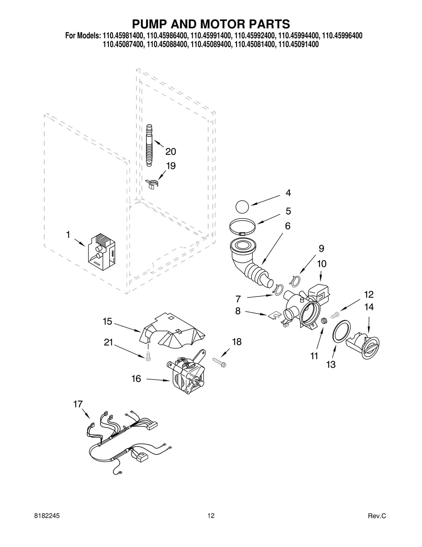 PUMP AND MOTOR PARTS