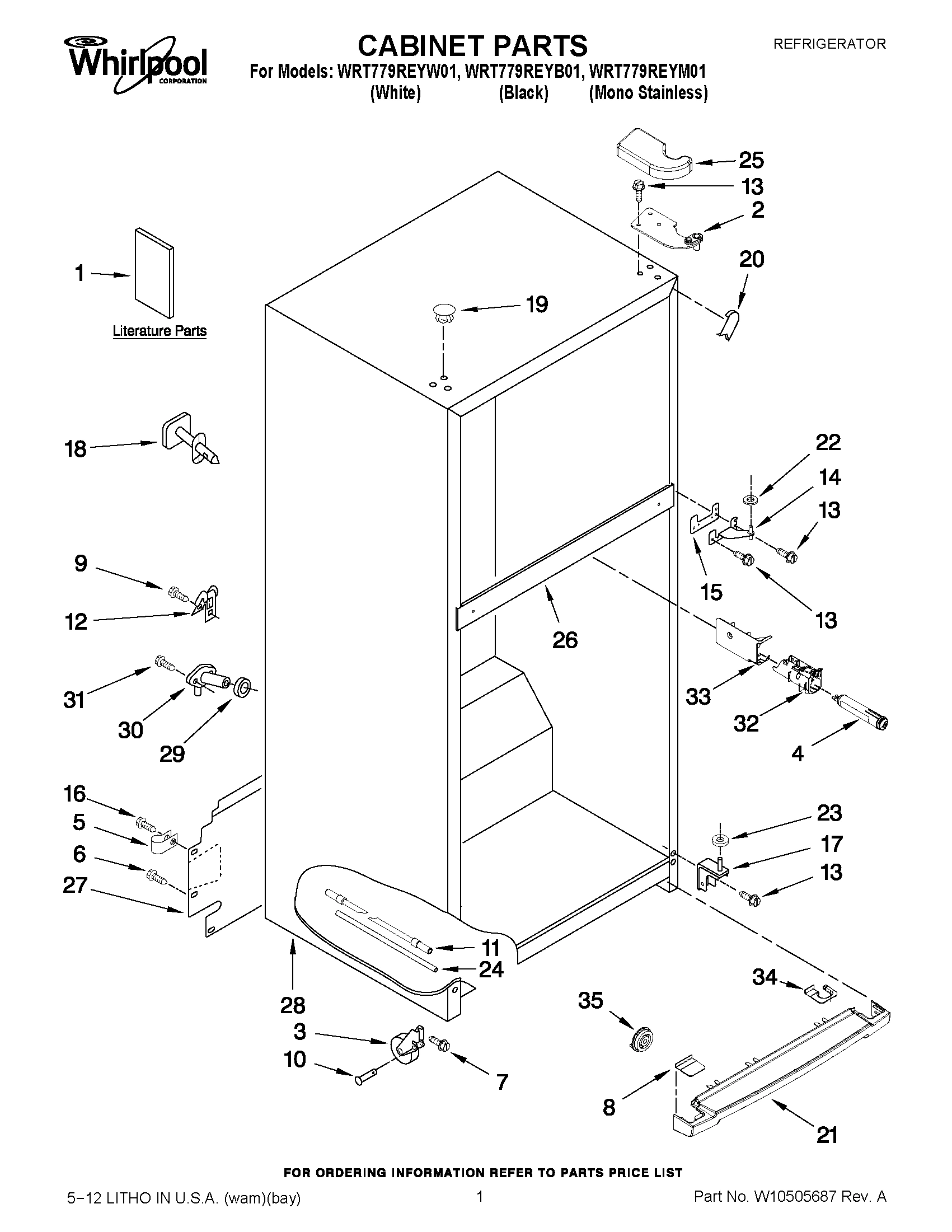 01 - CABINET PARTS