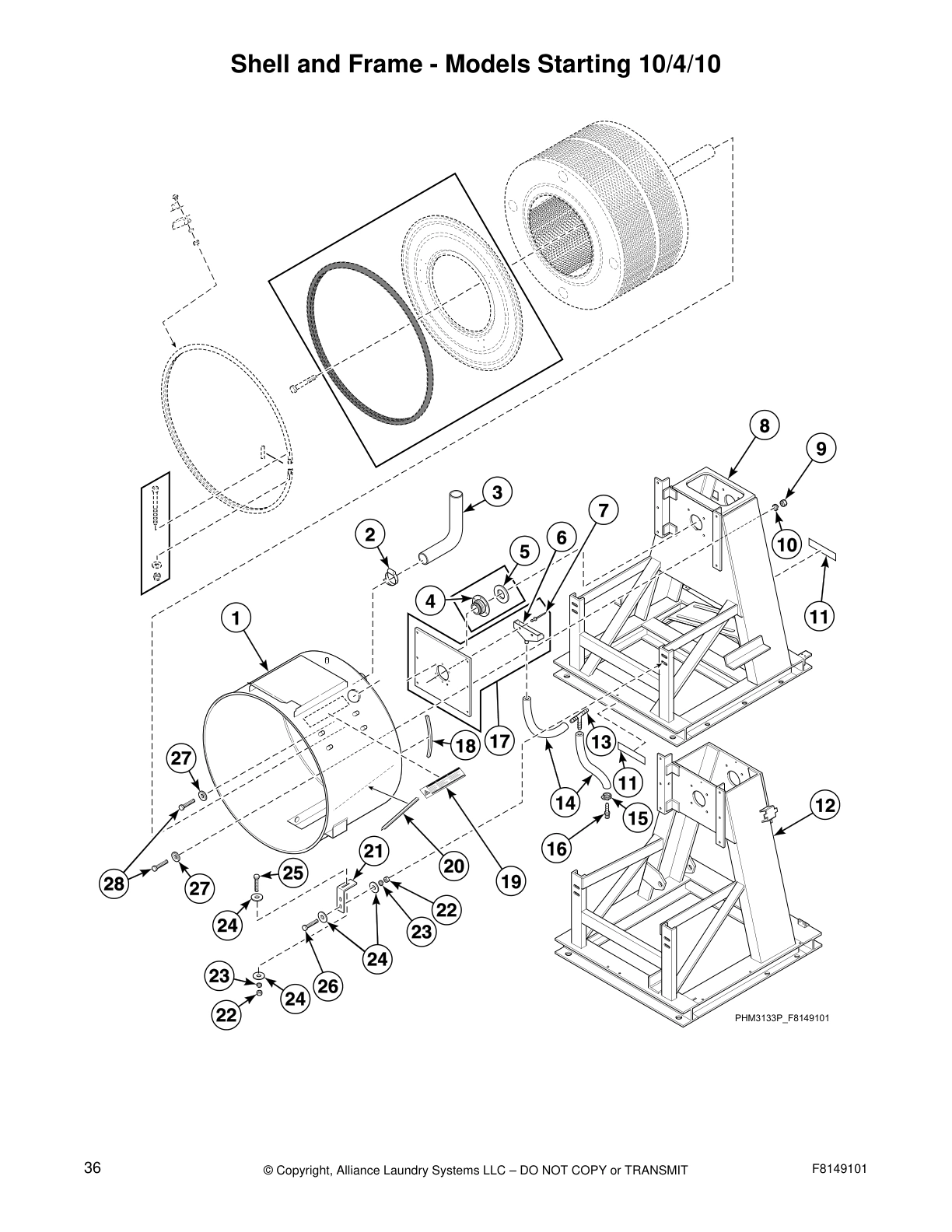 Shell and Frame - Models Starting 10/4/10
