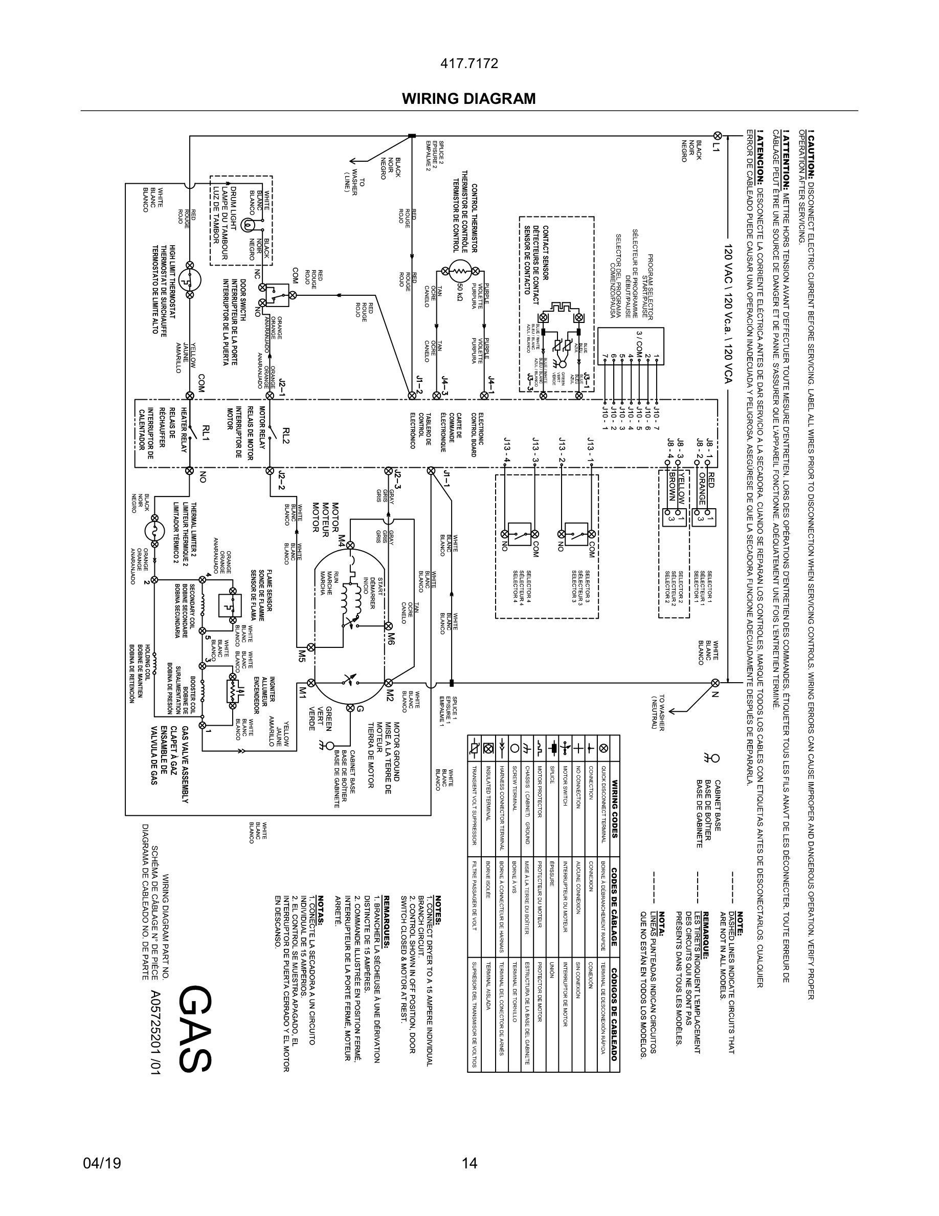 14 - WIRING DIAGRAM