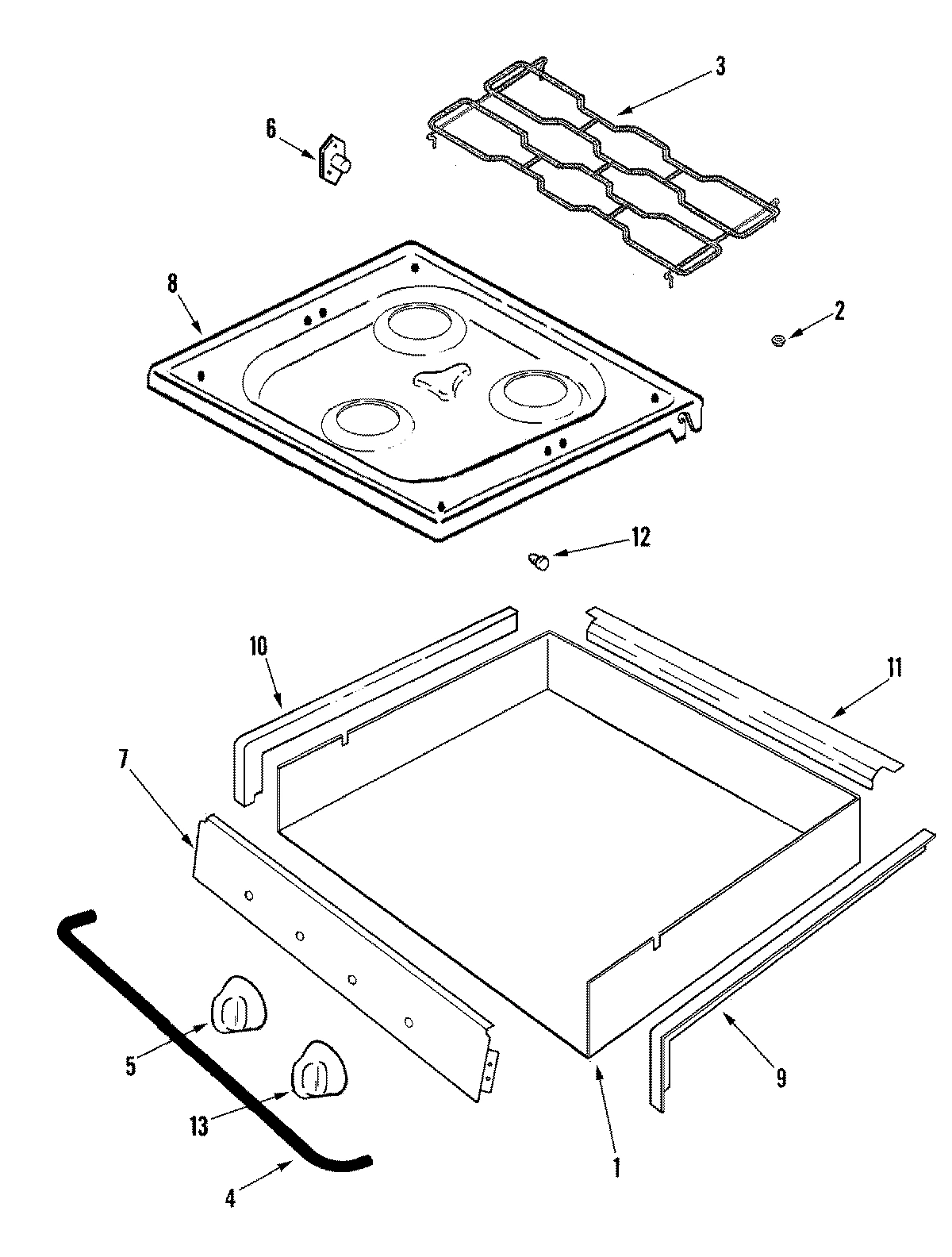 02 - TOP & BURNER BOX