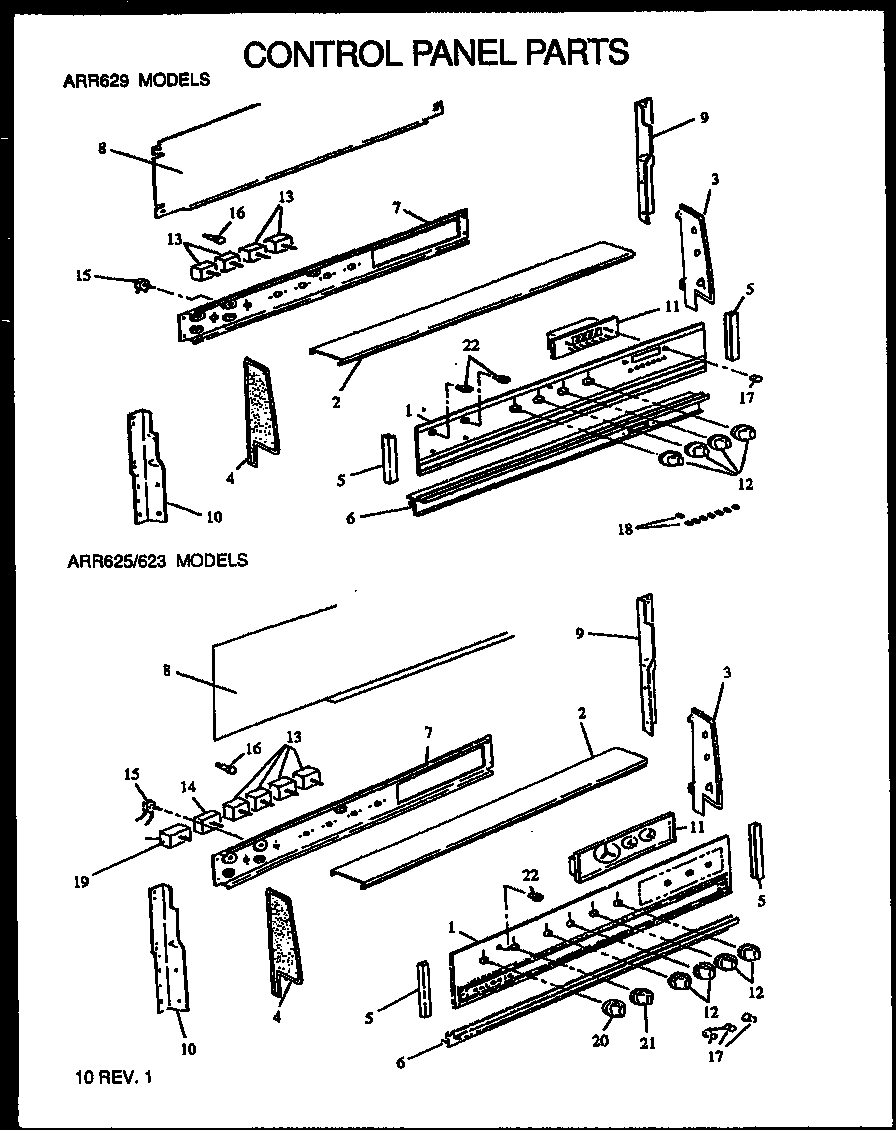 02 - CONTROL PANEL PARTS