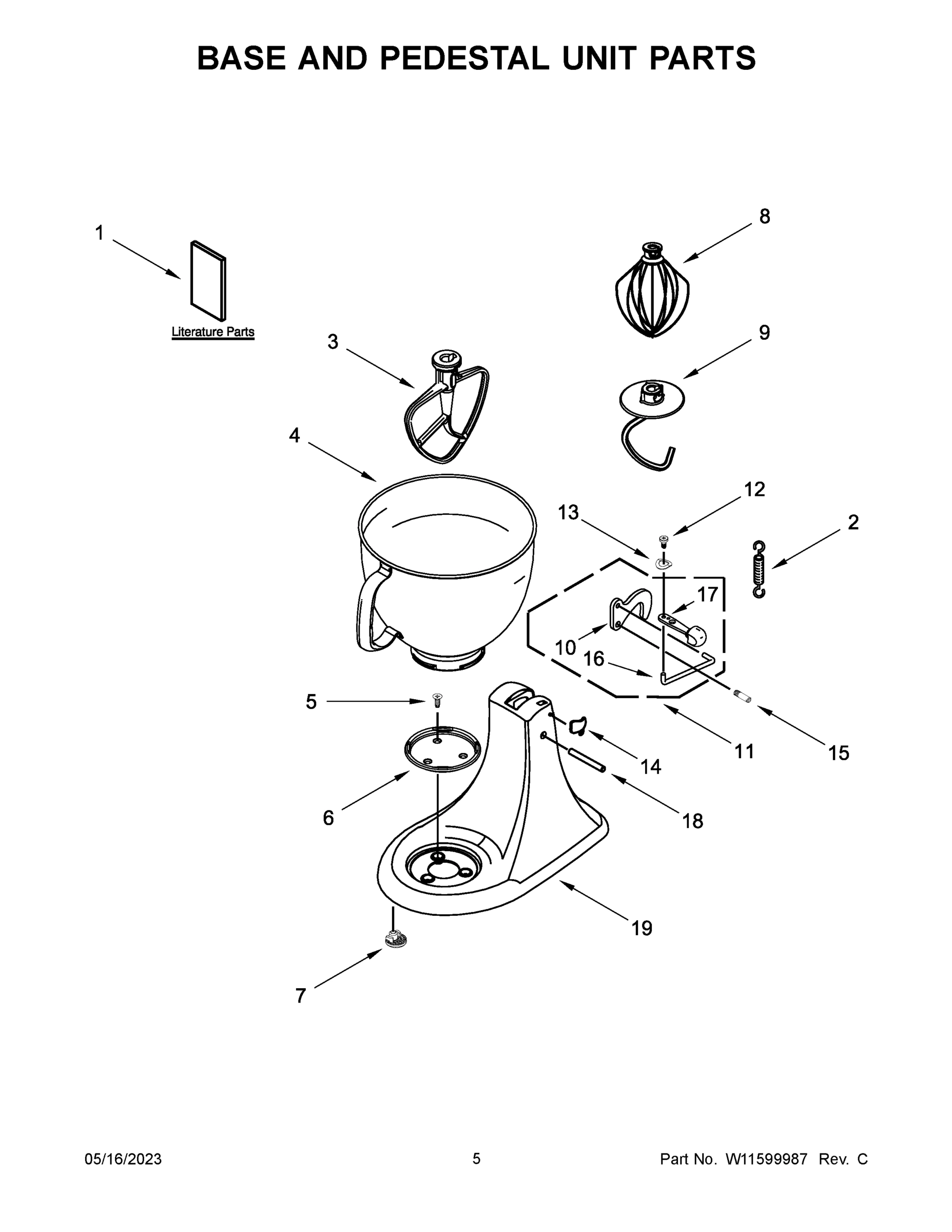 03 - BASE AND PEDESTAL UNIT PARTS