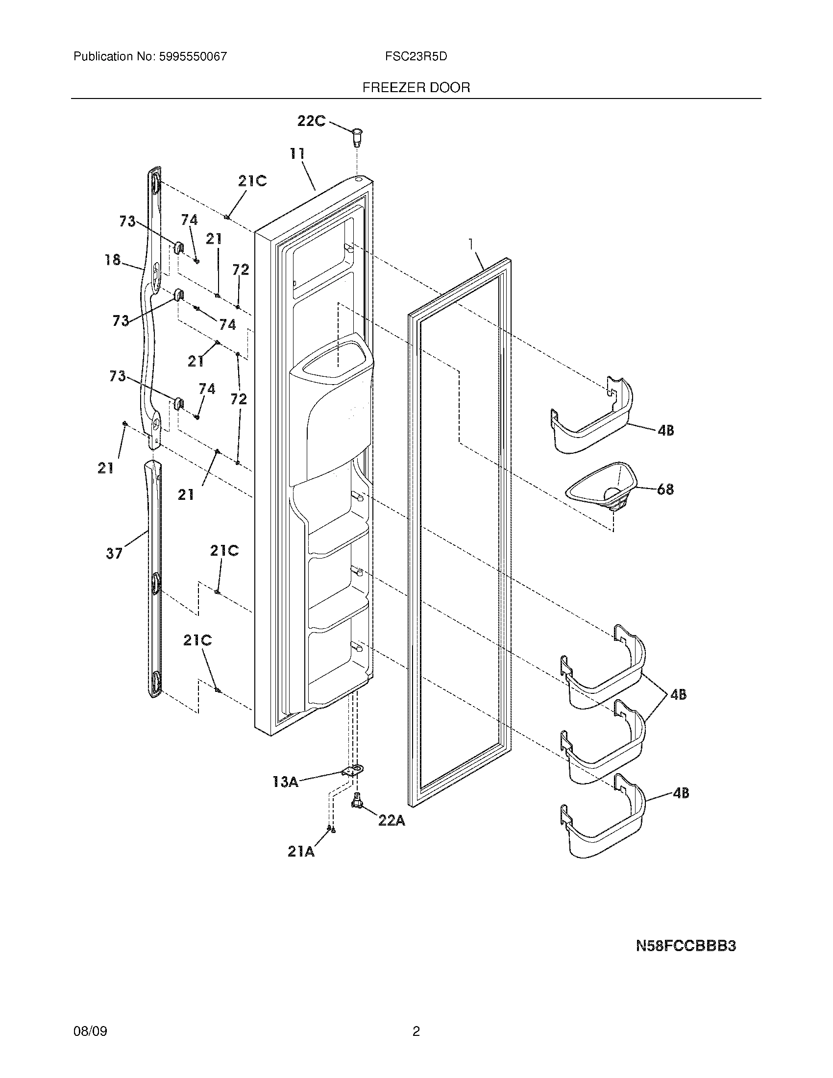 03 - FREEZER DOOR