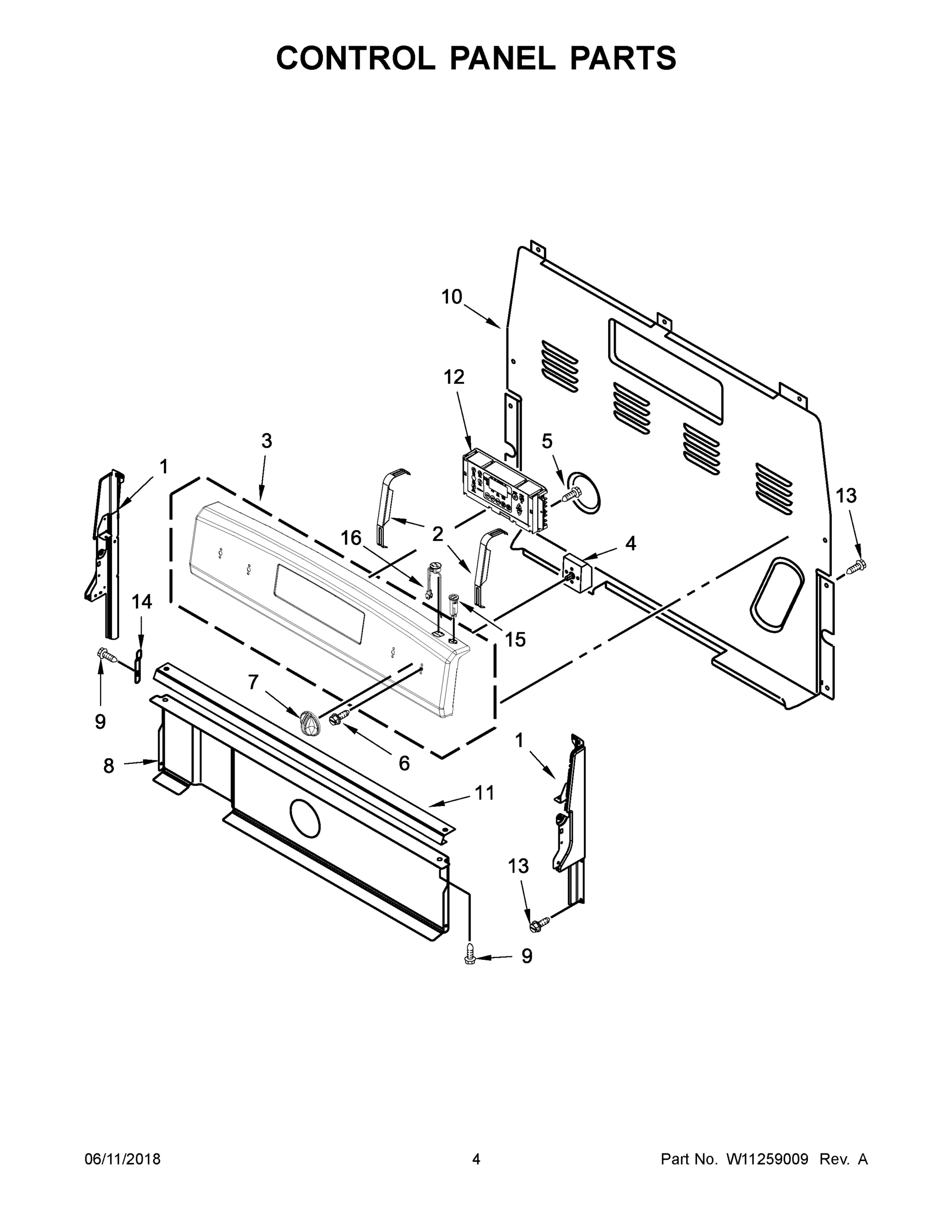 03 - CONTROL PANEL PARTS