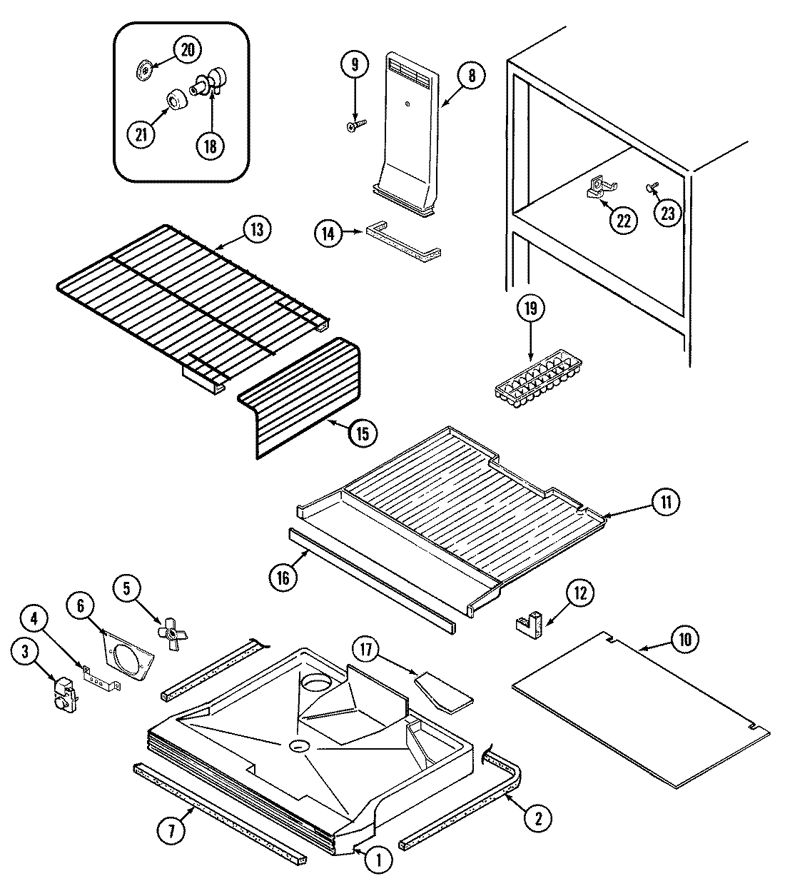 01 - FREEZER COMPARTMENT