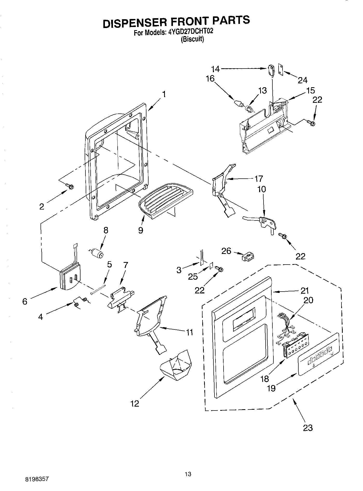 08 - DISPENSER FRONT