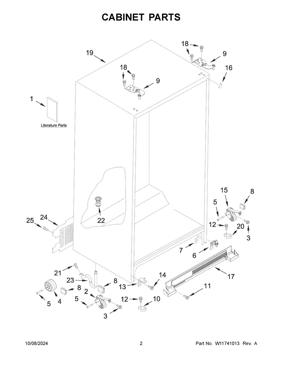 02 - CABINET PARTS